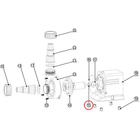 Pièce Détachée: SunSun CPP-10000 Pompe De Piscine Palier 4 Pièce Détachée: SunSun CPP-10000 Pompe De Piscine Palier – Image 2