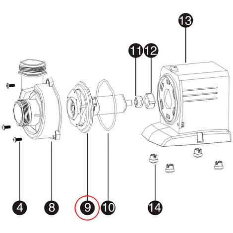 Pièce Détachée: SunSun CPP-5000 Pompe De Piscine - Rotor, Prémonté 4 Pièce Détachée: SunSun CPP-5000 Pompe De Piscine - Rotor, Prémonté – Image 2