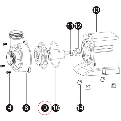 Pièce Détachée: SunSun CPP-5000 Pompe De Piscine - Rotor, Prémonté 5 Pièce Détachée: SunSun CPP-5000 Pompe De Piscine - Rotor, Prémonté – Image 3