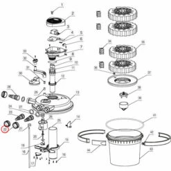 Pièce Détachée: SunSun CPF-5000 & CPF-10000 Filtre De Bassin à Pression Vis De Sortie -Pièce détachée de piscine Soldes 2311145 3