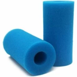DEVENIRRICHE Éponge Filtrante Type A, Mousse Pour Filtre Piscine, Filtre Piscine Lavable Reutilisable, Filtre Éponge Cartouche, Filtre Spa Intex Reutilisable, 2 Pièces