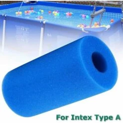 DEVENIRRICHE Éponge Filtrante Type A, Mousse Pour Filtre Piscine, Filtre Piscine Lavable Reutilisable, Filtre Éponge Cartouche, Filtre Spa Intex Reutilisable, 2 Pièces -Pièce détachée de piscine Soldes 26048115 5