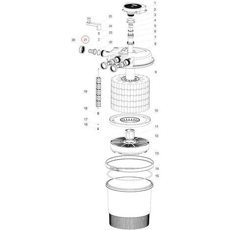Pièce Détachée: SunSun CPF-20000 & CPF-30000 Filtre De Bassin à Pression Entrée/Sortie Ø50 5 Pièce Détachée: SunSun CPF-20000 & CPF-30000 Filtre De Bassin à Pression Entrée/Sortie Ø50 – Image 3