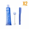 Lot De 2 Kits De Réparation 30 Ml Avec Applicateur Pour Liner De Piscine - Linxor - Bleu 2 Lot De 2 Kits De Réparation 30 Ml Avec Applicateur Pour Liner De Piscine - Linxor - Bleu -Pièce détachée de piscine Soldes 28279955 1