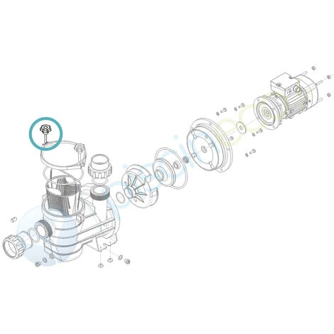 Poignée De Serrage Couvercle De Pompe - Hydroswim 3 Poignée De Serrage Couvercle De Pompe - Hydroswim