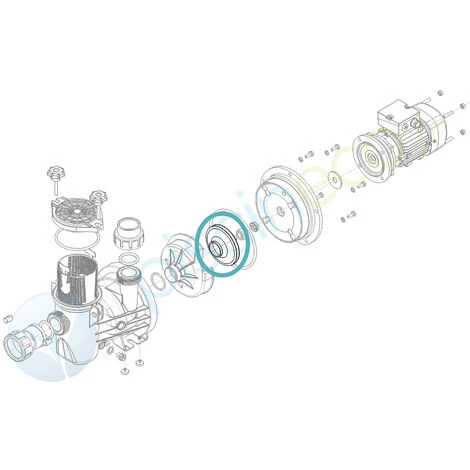 Turbine Ø 114 X 6 Pour Pompe Série HPS100 - Hydroswim 3 Turbine Ø 114 X 6 Pour Pompe Série HPS100 - Hydroswim