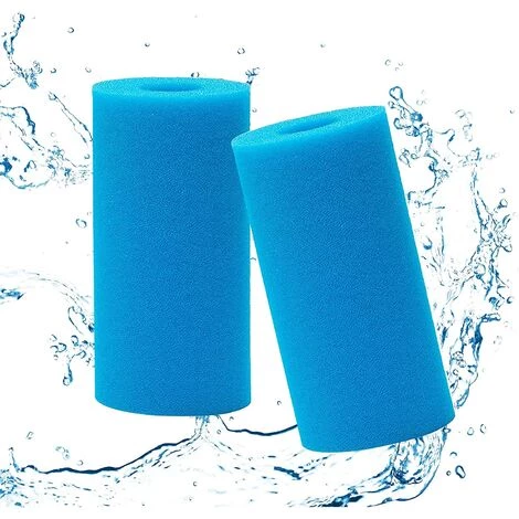 Filtre De Piscine En Mousse Éponge Filtrante, Mousse Pour Filtre Piscine, 10*20cm Fontainebleau 2 Pièces 3 Filtre De Piscine En Mousse Éponge Filtrante, Mousse Pour Filtre Piscine, 10*20cm Fontainebleau 2 Pièces