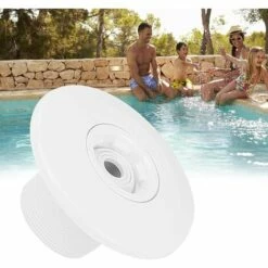 Piscine Buse, Piscine Rotative à 360 Degrés Spa Jet Buse De Massage Pour Mur De Piscine 12*7.5*5.9cm Fontainebleau Blanc -Pièce détachée de piscine Soldes 42924098 3