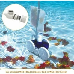 D29 Adaptateur à Déconnexion Rapide Et Vanne De Régulation De Pression Compatibles Avec Le Robot Nettoyeur Automatique De Piscine Polaris 180 280 380,Irisfr -Pièce détachée de piscine Soldes 50943462 5