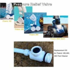 Adaptateur à Déconnexion Rapide Et Vanne De Régulation De Pression Compatibles Avec Le Robot Nettoyeur Automatique De Piscine Polaris 180,280,380 Macaron -Pièce détachée de piscine Soldes 51177218 5