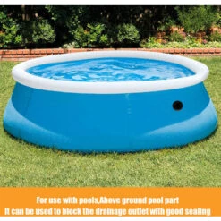 Bouchon De Bouchon De Pompe De Rechange Pour Piscine Intex Noir (10 Pièces), Fontainebleau -Pièce détachée de piscine Soldes 51212144 4