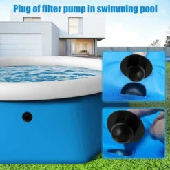 Bouchon De Bouchon De Pompe De Rechange Pour Piscine Intex Noir (10 Pièces), Fontainebleau -Pièce détachée de piscine Soldes 51212144 5