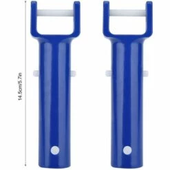 TINOR Piscine Clip Clip 2 Pcs Bleu Piscine V Forme Clip Brosse Tête Poignée Remplacement Piscine Accessoires Durable -Pièce détachée de piscine Soldes 53350778 5