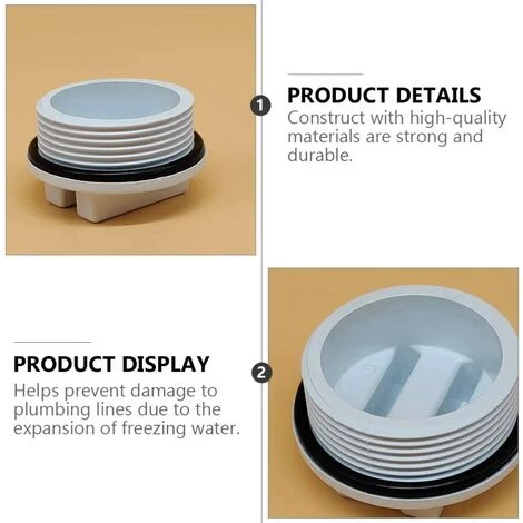 2 Pièces 1. 5 Filetée Retour Ligne Hivernage Plug Filtre Bouchon De Vidange Pour Hiver Piscines Pendant Hiver Et Pour Piscine Spa Filtre Bouchon De Vidange,Starlight 4 2 Pièces 1. 5 Filetée Retour Ligne Hivernage Plug Filtre Bouchon De Vidange Pour Hiver Piscines Pendant Hiver Et Pour Piscine Spa Filtre Bouchon De Vidange,Starlight – Image 2