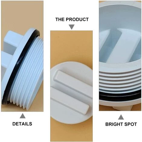 2 Pièces 1. 5 Filetée Retour Ligne Hivernage Plug Filtre Bouchon De Vidange Pour Hiver Piscines Pendant Hiver Et Pour Piscine Spa Filtre Bouchon De Vidange,Starlight 7 2 Pièces 1. 5 Filetée Retour Ligne Hivernage Plug Filtre Bouchon De Vidange Pour Hiver Piscines Pendant Hiver Et Pour Piscine Spa Filtre Bouchon De Vidange,Starlight – Image 5