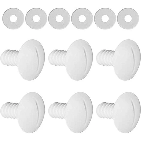 DECKON Lot De 6 Vis De Roue De Rechange Pour Nettoyeur De Piscine 180 280 C55 Avec Rondelle Supplémentaire, Pièces De Rechange C55 C-55 3 DECKON Lot De 6 Vis De Roue De Rechange Pour Nettoyeur De Piscine 180 280 C55 Avec Rondelle Supplémentaire, Pièces De Rechange C55 C-55