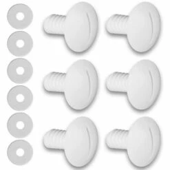 Betterlife Lot De 6 Vis De Roue De Piscine De Rechange Pour Nettoyeur De Piscine 180 280 C55 Avec Rondelles Supplémentaires, Pièces De Rechange C55 C-55