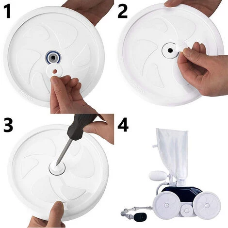 Betterlife Lot De 6 Vis De Roue De Piscine De Rechange Pour Nettoyeur De Piscine 180 280 C55 Avec Rondelles Supplémentaires, Pièces De Rechange C55 C-55 5 Betterlife Lot De 6 Vis De Roue De Piscine De Rechange Pour Nettoyeur De Piscine 180 280 C55 Avec Rondelles Supplémentaires, Pièces De Rechange C55 C-55 – Image 3