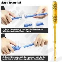 Betterlife Filtre Spa Dure 4 Mois Cartouches De Filtres De Piscine à Cartouche Pièces Minérales Pour Spa Et Jacuzzi Cartouche Filtrante Pour Piscine Et Spa Cartouche Spa Bâton Filtre De Piscine, Jaune 9 Betterlife Filtre Spa Dure 4 Mois Cartouches De Filtres De Piscine à Cartouche Pièces Minérales Pour Spa Et Jacuzzi Cartouche Filtrante Pour Piscine Et Spa Cartouche Spa Bâton Filtre De Piscine, Jaune -Pièce détachée de piscine Soldes 54555014 3