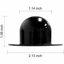 Betterlife 10 Pièces Bouchons De Vidange De Piscine Pompe De Filtre De Piscine Creusée De Rechange Bouchon De Trou De Crépine Bouchon De Butée Murale Compatible Avec Les Piscines INTEX (Noir) -Pièce détachée de piscine Soldes 54555016 3