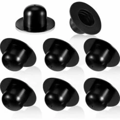 8 Pièces Bouchons De Vidange De Piscine Pompe De Filtre De Piscine Creusée De Rechange Bouchon De Trou De Crépine Bouchon De Butée Murale Compatible Avec Les Piscines Betterlife (Noir)