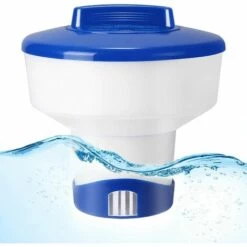ALMI 7 Pouces Distributeur Flottant Pour Piscine, Diffuseur De Chlore, Diffuseur Flottant Piscine Tablette Chlore Piscine Diffuseur Flotteur Chimique Piscine Pour Nettoyage Piscines Ou Hot Tubs Spa