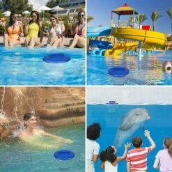ALMI 7 Pouces Distributeur Flottant Pour Piscine, Diffuseur De Chlore, Diffuseur Flottant Piscine Tablette Chlore Piscine Diffuseur Flotteur Chimique Piscine Pour Nettoyage Piscines Ou Hot Tubs Spa -Pièce détachée de piscine Soldes 55343918 5