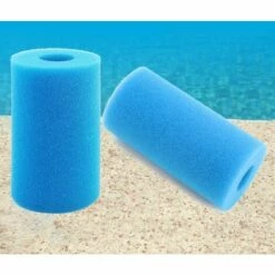 ALMI Lot De 2 Filtres En Mousse Pour Piscine Intex Type A Réutilisables Et Lavables -Pièce détachée de piscine Soldes 55343924 4