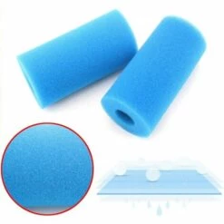 ALMI Lot De 2 Filtres En Mousse Pour Piscine Intex Type A Réutilisables Et Lavables -Pièce détachée de piscine Soldes 55343924 5
