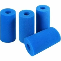 ALMI Éponge Filtrante Type A,Filtre De Piscine En Mousse,Filtre Éponge Cartouche,Mousse Pour Filtre Piscine Reutilisable,Filtre Spa Reutilisable (4pièces)