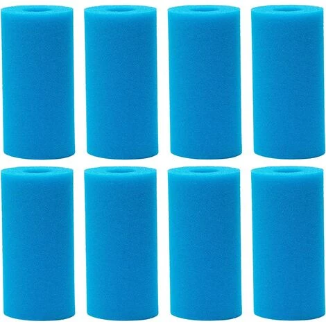 ALMI Éponge Filtrante Type A,Mousse Pour Filtre Piscine Réutilisables Et Lavables Filtre En Mousse Pour Intex Type A,Spa, Piscine(8) 3 ALMI Éponge Filtrante Type A,Mousse Pour Filtre Piscine Réutilisables Et Lavables Filtre En Mousse Pour Intex Type A,Spa, Piscine(8)