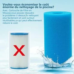 ALMI Éponge Filtrante Type A,Mousse Pour Filtre Piscine Réutilisables Et Lavables Filtre En Mousse Pour Intex Type A,Spa, Piscine(8) 9 ALMI Éponge Filtrante Type A,Mousse Pour Filtre Piscine Réutilisables Et Lavables Filtre En Mousse Pour Intex Type A,Spa, Piscine(8) -Pièce détachée de piscine Soldes 55343926 3