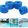 ALMI Éponge Filtrante Type A, Lot De 4 Filtres De Piscine, Filtre Éponge Cartouche, Mousse Pour Filtre Piscine, Réutilisables Et Lavables, Pour Spa, Piscine -Pièce détachée de piscine Soldes 55343927 1
