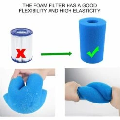 ALMI Filtre De Piscine En Mousse, 2 Pièces Éponge Filtrante Type A, Éponge En Mousse De Rechange Pour Filtre De Piscine, Filtre Piscine Lavable, Filtre Éponge Cartouche, Filtre Spa Reutilisable 11 ALMI Filtre De Piscine En Mousse, 2 Pièces Éponge Filtrante Type A, Éponge En Mousse De Rechange Pour Filtre De Piscine, Filtre Piscine Lavable, Filtre Éponge Cartouche, Filtre Spa Reutilisable -Pièce détachée de piscine Soldes 55343928 5
