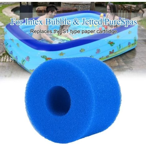 ALMI Filtre De Piscine En Mousse, 2 Pièces Filtre Éponge Cartouche, Éponge Filtrante Type S1, Mousse Pour Filtre Piscine Reutilisable, Filtre Spa Cartouche Éponge Pour Aquarium De Piscine Spa 6 ALMI Filtre De Piscine En Mousse, 2 Pièces Filtre Éponge Cartouche, Éponge Filtrante Type S1, Mousse Pour Filtre Piscine Reutilisable, Filtre Spa Cartouche Éponge Pour Aquarium De Piscine Spa – Image 4