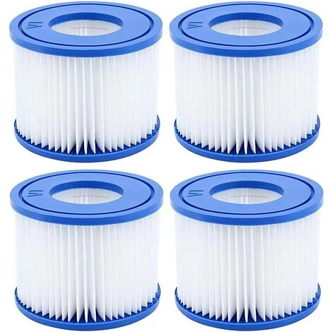 ALMI Lot De 4 Cartouches Filtrantes Pour Bestway Piscine Flowclear Filtre De Rechange Pour Lay-Z-Spa Pour Miami Pour Monaco Taille 6-58323 3 ALMI Lot De 4 Cartouches Filtrantes Pour Bestway Piscine Flowclear Filtre De Rechange Pour Lay-Z-Spa Pour Miami Pour Monaco Taille 6-58323