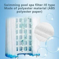 ALMI Cartouche Filtrantes Pour Piscine Type VI Pour Bestway 58323, Pour Lay-Z-Spa, Pour Monaco, Pour Miami, Pour Vegas (Lot De 4) -Pièce détachée de piscine Soldes 55343941 3