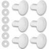 Lot De 6 Vis De Roue De Piscine De Rechange Pour Nettoyeur De Piscine 180, 280, C55 Avec Rondelles Supplémentaires, Pièces De Rechange C55 C-55,Fontainebleau 2 Lot De 6 Vis De Roue De Piscine De Rechange Pour Nettoyeur De Piscine 180, 280, C55 Avec Rondelles Supplémentaires, Pièces De Rechange C55 C-55,Fontainebleau -Pièce détachée de piscine Soldes 55414856 1