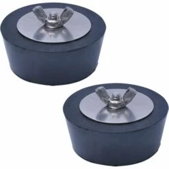 ALMI Lot De 2 Bouchons D'hivernage Pour Piscine 2,5 Pouces Avec Vis En Acier Inoxydable