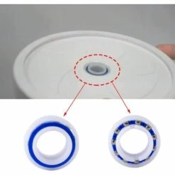 SUPERMARKET C60 Roue De Rechange Pour Roulements De Piscine Pour Nettoyeur De Piscine Polaris 280/180, Paquet De 8 Nettoyant Pour Piscine Sous Pression à Roulements C-60 C60,Superma,bleu+blanc -Pièce détachée de piscine Soldes 55490051 3