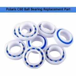 SUPERMARKET C60 Roue De Rechange Pour Roulements De Piscine Pour Nettoyeur De Piscine Polaris 280/180, Paquet De 8 Nettoyant Pour Piscine Sous Pression à Roulements C-60 C60,Superma,bleu+blanc -Pièce détachée de piscine Soldes 55490051 5