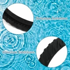 SUPERMARKET MX8 MX6 Roue De Rechange Pour Nettoyeur De Piscine Pour Nettoyeurs De Piscine Baracuda (2 Pièces),Superma,noir -Pièce détachée de piscine Soldes 55490053 3