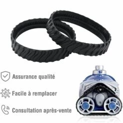 SUPERMARKET MX8 MX6 Roue De Rechange Pour Nettoyeur De Piscine Pour Nettoyeurs De Piscine Baracuda (2 Pièces),Superma,noir -Pièce détachée de piscine Soldes 55490053 4