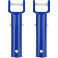 SUPERMARKET Piscine Clip Clip 2 Pcs Bleu Piscine V Forme Clip Brosse Tête Poignée Remplacement Piscine Accessoires Durable,Superma