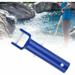 SUPERMARKET Piscine Clip Clip 2 Pcs Bleu Piscine V Forme Clip Brosse Tête Poignée Remplacement Piscine Accessoires Durable,Superma -Pièce détachée de piscine Soldes 55490054 5