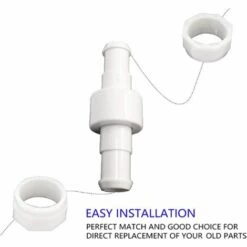 SUPERMARKET Piscine Nettoyeur Tuyau Pivotant Remplacer Le Kit Remplacement, Remplacement Du Tuyau Pièce De Rechange D20 D15 Pour Zodiac Polaris 180, 280, 380, 480 Piscine Nettoyant Piscine Roulement,Superma,blanc -Pièce détachée de piscine Soldes 55490055 3