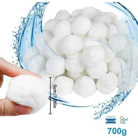 TANABATA Boule Filtrante, Boule Filtrante De Piscine 700g, Peut Remplacer Le Sable Filtrant De 25 Kg, Utilisé Dans La Piscine/Pompe à Filtre/Boule Filtrante D'aquarium 4 TANABATA Boule Filtrante, Boule Filtrante De Piscine 700g, Peut Remplacer Le Sable Filtrant De 25 Kg, Utilisé Dans La Piscine/Pompe à Filtre/Boule Filtrante D'aquarium – Image 2