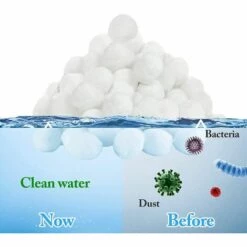 TANABATA Boule Filtrante, Boule Filtrante De Piscine 700g, Peut Remplacer Le Sable Filtrant De 25 Kg, Utilisé Dans La Piscine/Pompe à Filtre/Boule Filtrante D'aquarium 10 TANABATA Boule Filtrante, Boule Filtrante De Piscine 700g, Peut Remplacer Le Sable Filtrant De 25 Kg, Utilisé Dans La Piscine/Pompe à Filtre/Boule Filtrante D'aquarium -Pièce détachée de piscine Soldes 55504958 4