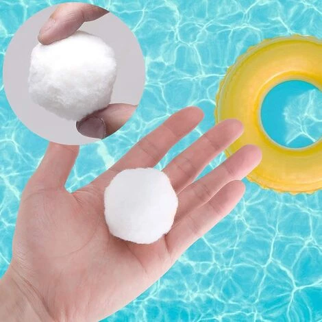 TANABATA Boule Filtrante, Boule Filtrante De Piscine 700g, Peut Remplacer Le Sable Filtrant De 25 Kg, Utilisé Dans La Piscine/Pompe à Filtre/Boule Filtrante D'aquarium 7 TANABATA Boule Filtrante, Boule Filtrante De Piscine 700g, Peut Remplacer Le Sable Filtrant De 25 Kg, Utilisé Dans La Piscine/Pompe à Filtre/Boule Filtrante D'aquarium – Image 5