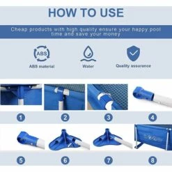 ZHUOXUAN Goupilles De Piscine, Goupilles De Rechange, Joints De Piscine En Plastique, Goupilles En Plastique, Joints De Piscine, Goupilles De Cadre De Piscine, Goupilles De Joint De Piscine (12 Pièces) -Pièce détachée de piscine Soldes 56526549 4